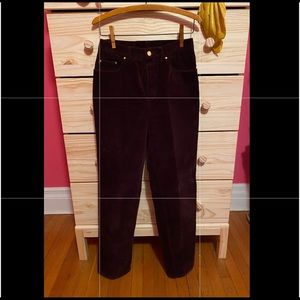 Vintage 90s High Waisted Corduroy Pants